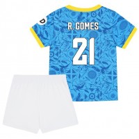 Wolves Rodrigo Gomes #21 Tretí Detský futbalový dres 2025-26 Krátky Rukáv (+ trenírky)